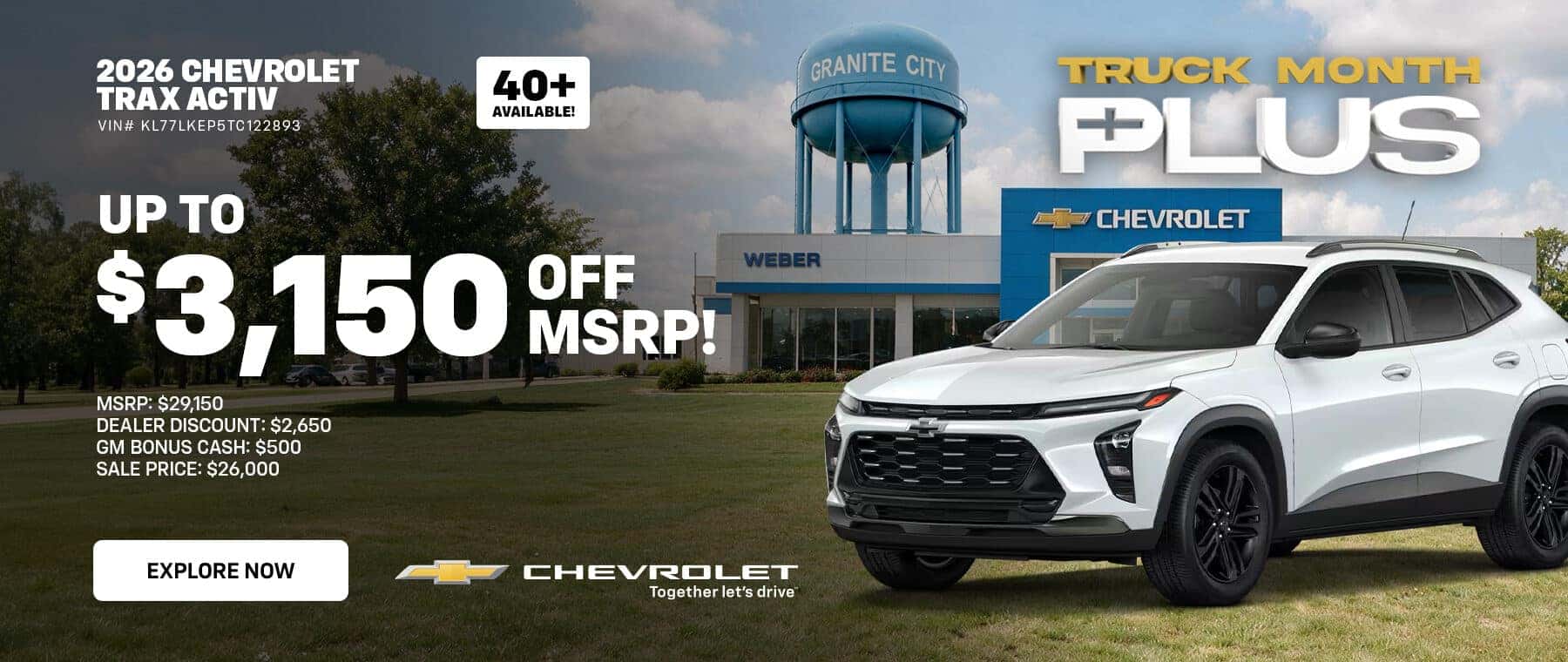 Truck Month Plus – Trax ACTIV (CTU) – exp 11/4/26