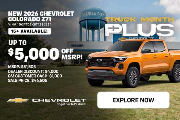 New 2026 Chevrolet Colorado 