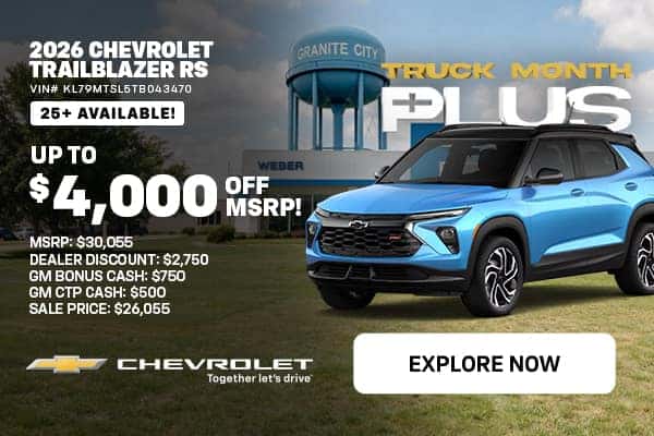 2026 Chevrolet Trailblazer