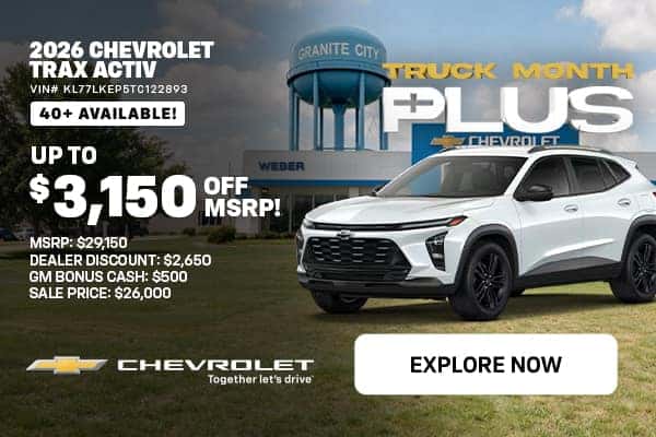 New 2026 Chevrolet Trax