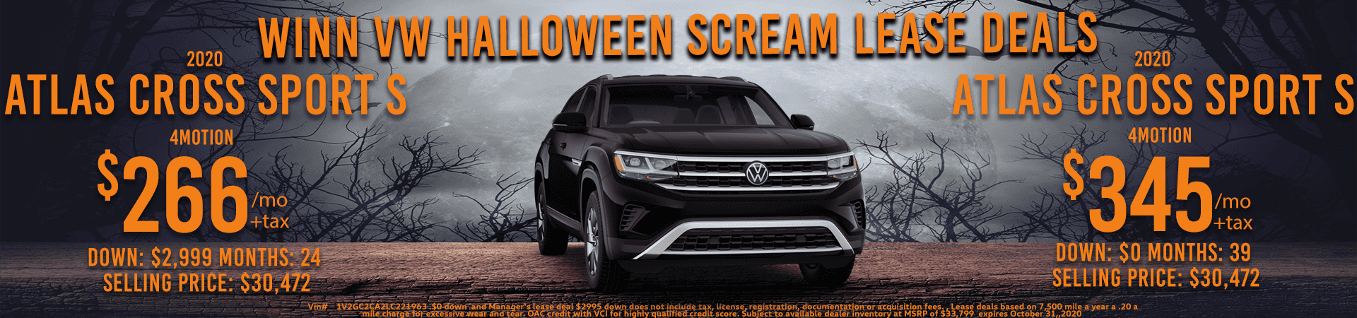 October VW Atlas Cross Sport lease deals Milpitas, Fremont, Union City, Palo Alto, San Jose, Union City, Hayward, San Leandro, Mountain View, Redwood City, Santa Clara, Sunnyvale