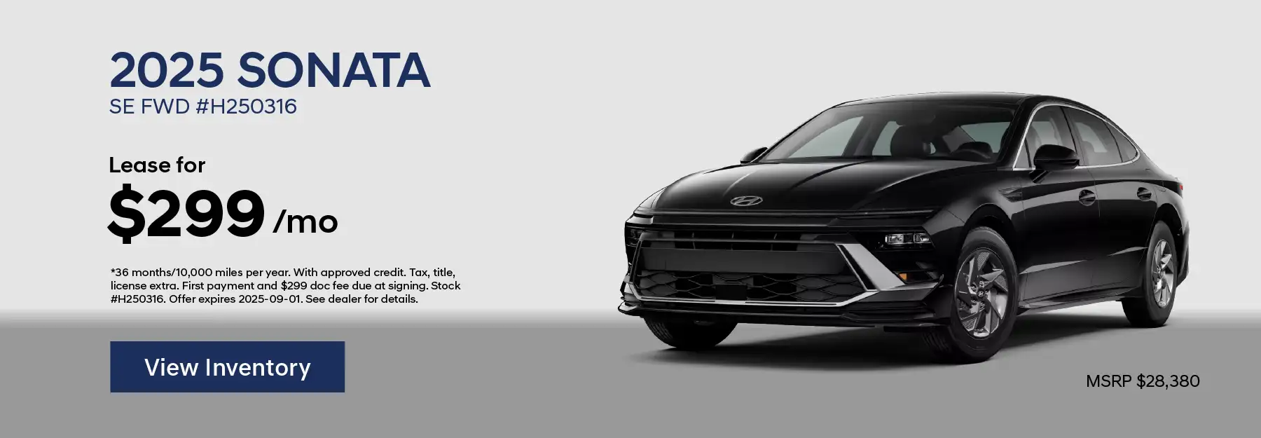 Woodhouse Place Hyundai Offer Sonata Lease