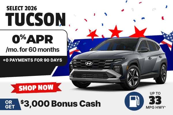 Select 2026 Hyundai Tucson