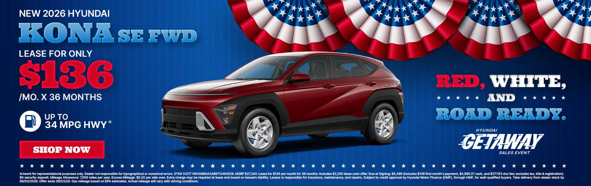 2026 Kona SE FWD