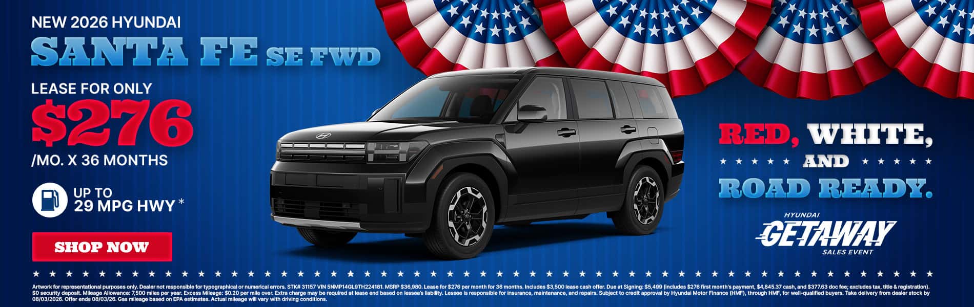 2026 Santa Fe SE FWD