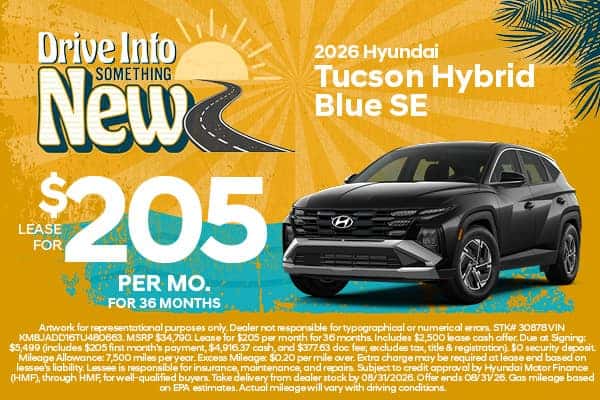 2026 Hyundai Tucson Hybrid Blue SE