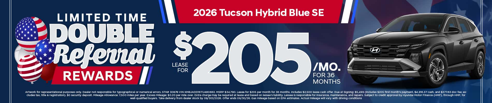 2026 Tucson Hybrid Blue SE