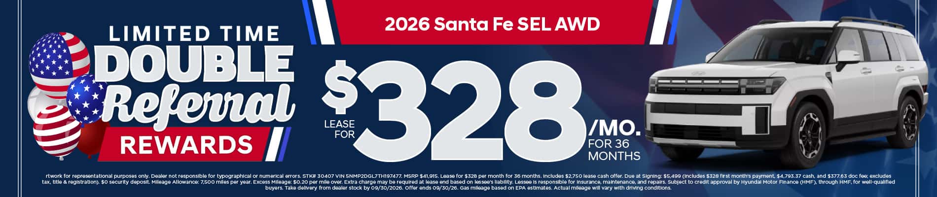 2026 Santa Fe SEL AWD
