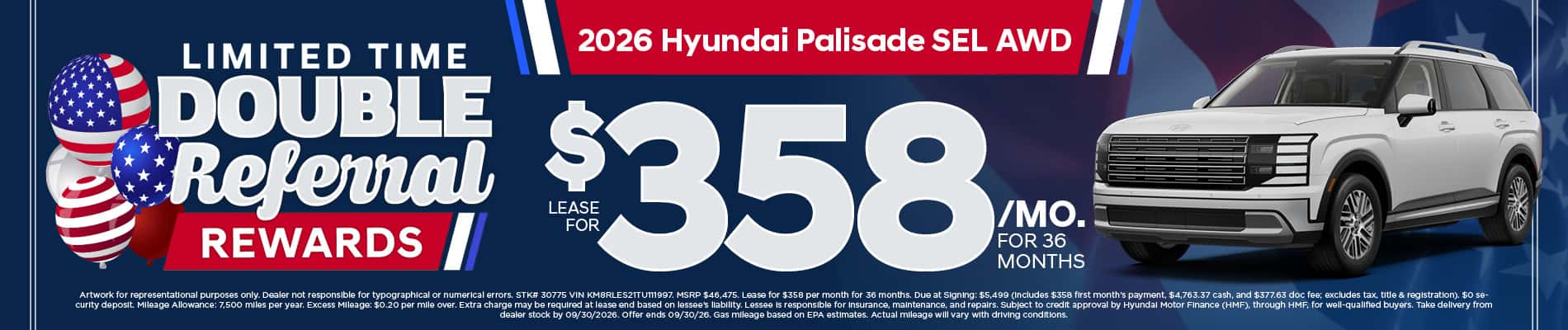 2026 Hyundai Palisade SEL AWD