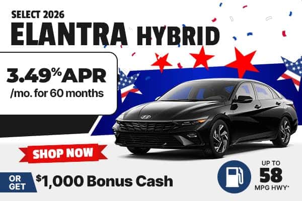 Select 2026 Hyundai Elantra Hybrid