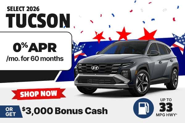 Select 2026 Hyundai Tucson