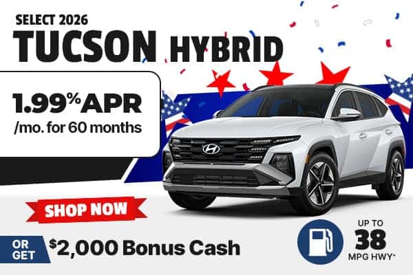 Select 2026 Hyundai Tucson Hybrid