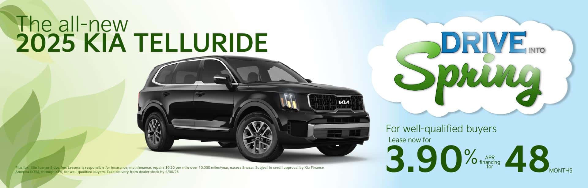 Telluride 3.9% APR for 48 months