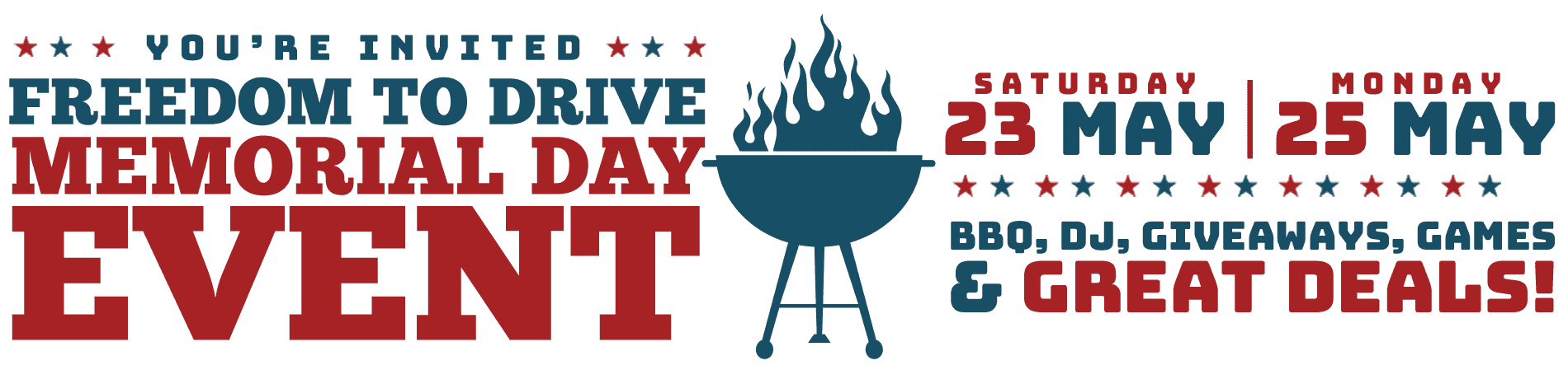 You're Invited To The Freedom To Drive Memorial Day Event
