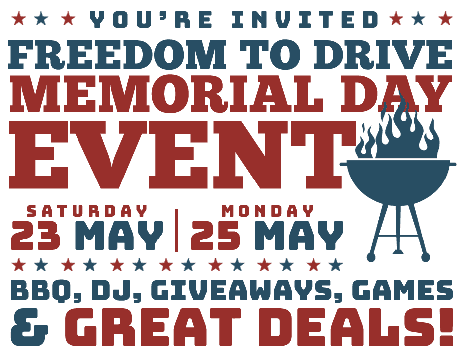 You're Invited To The Freedom To Drive Memorial Day Event