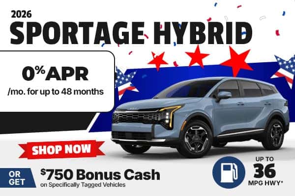 2026 Kia Sportage Hybrid Memorial Day Offer