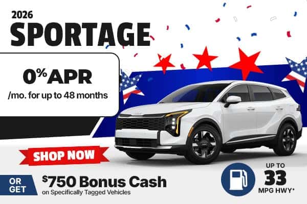 2026 Kia Sportage Memorial Day Offer
