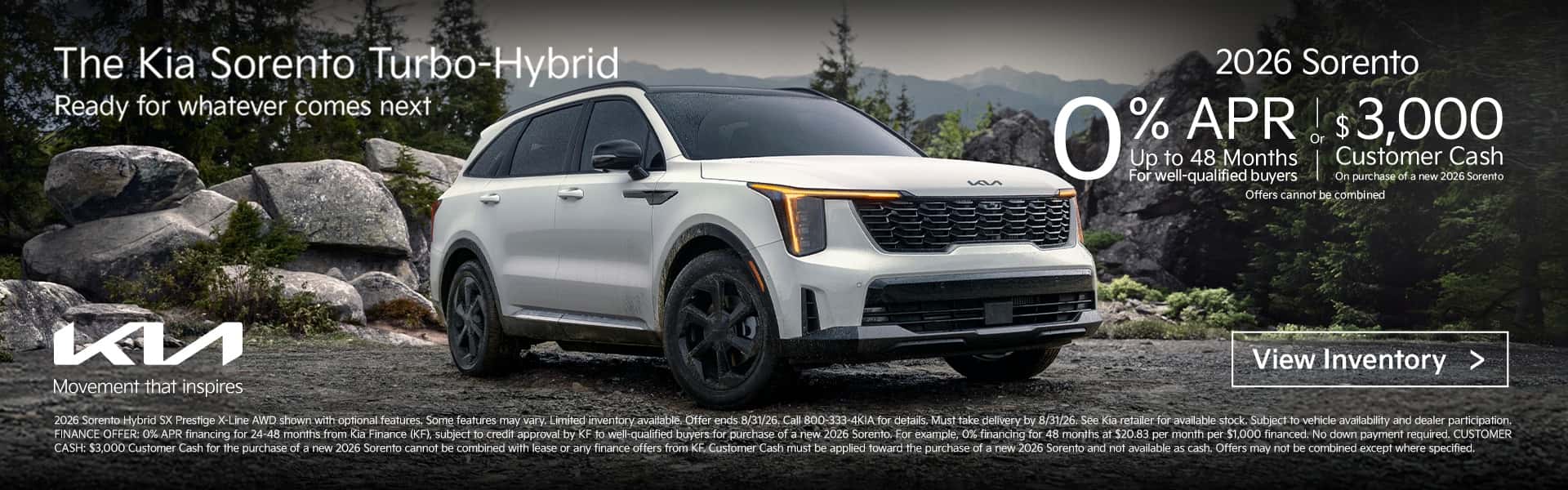 2026 Kia Sorento Turbo-Hybrid