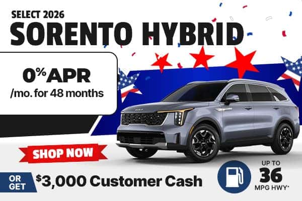 Select 2026 Kia Sorento Hybrid